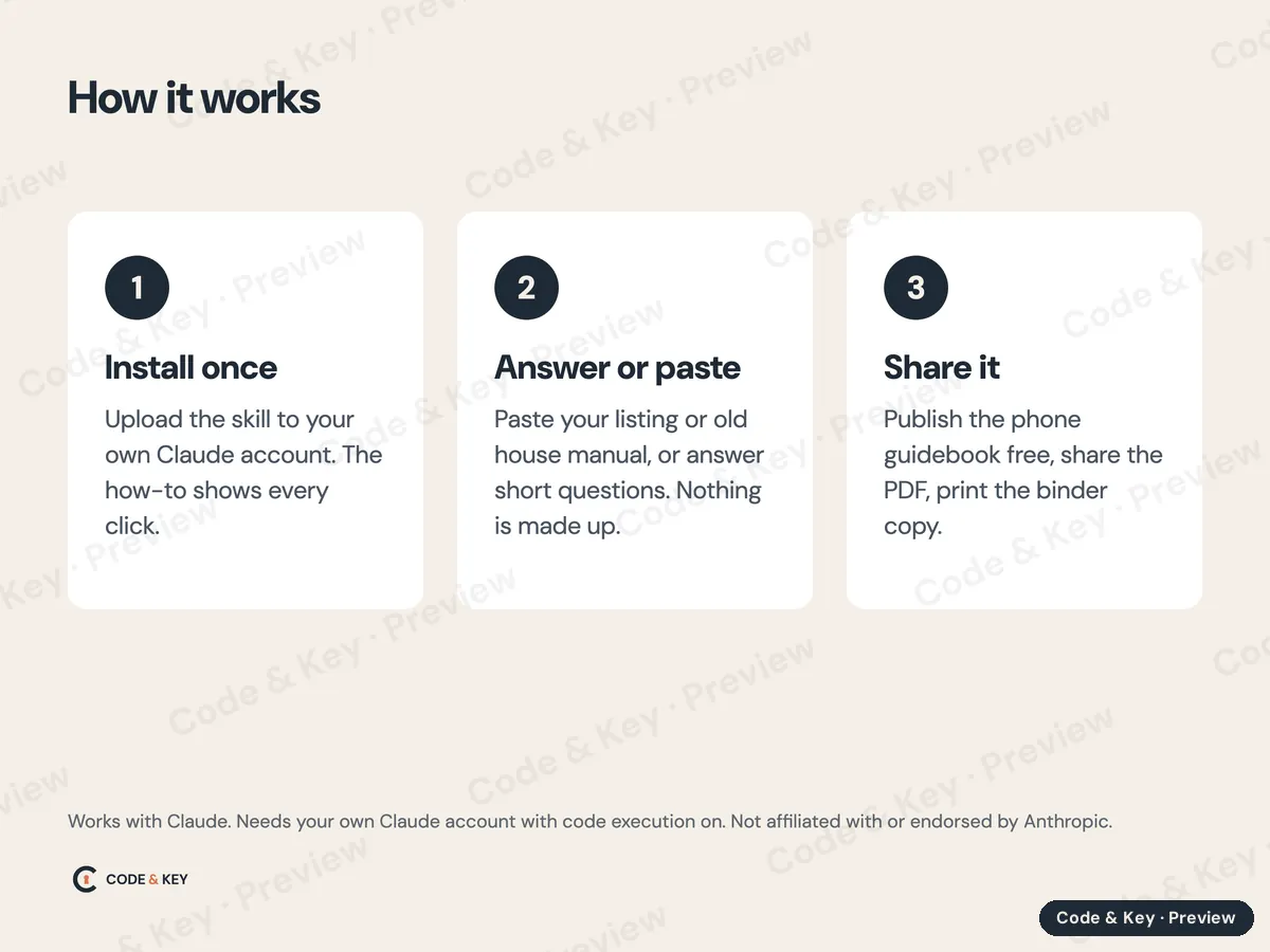 Digital Guidebook Creator: how it works, in three steps