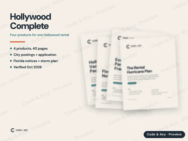 Hollywood Complete: cover and sample pages